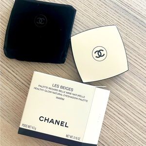 chanel les beiges healthy glow natural eyeshadow palette warm